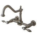 Tudor KS1248TAL 8-Inch Centerset Wall Mount Kitchen Faucet KS1248TAL